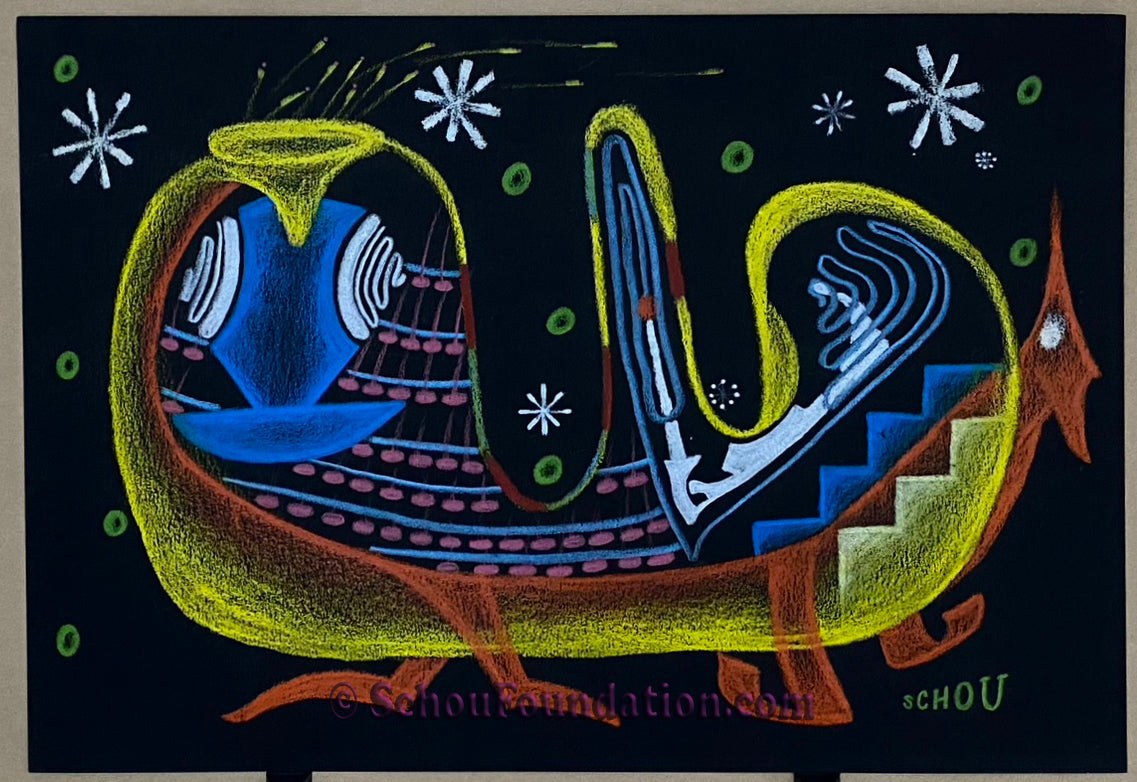 "Untitled", Original, Black Paper Series