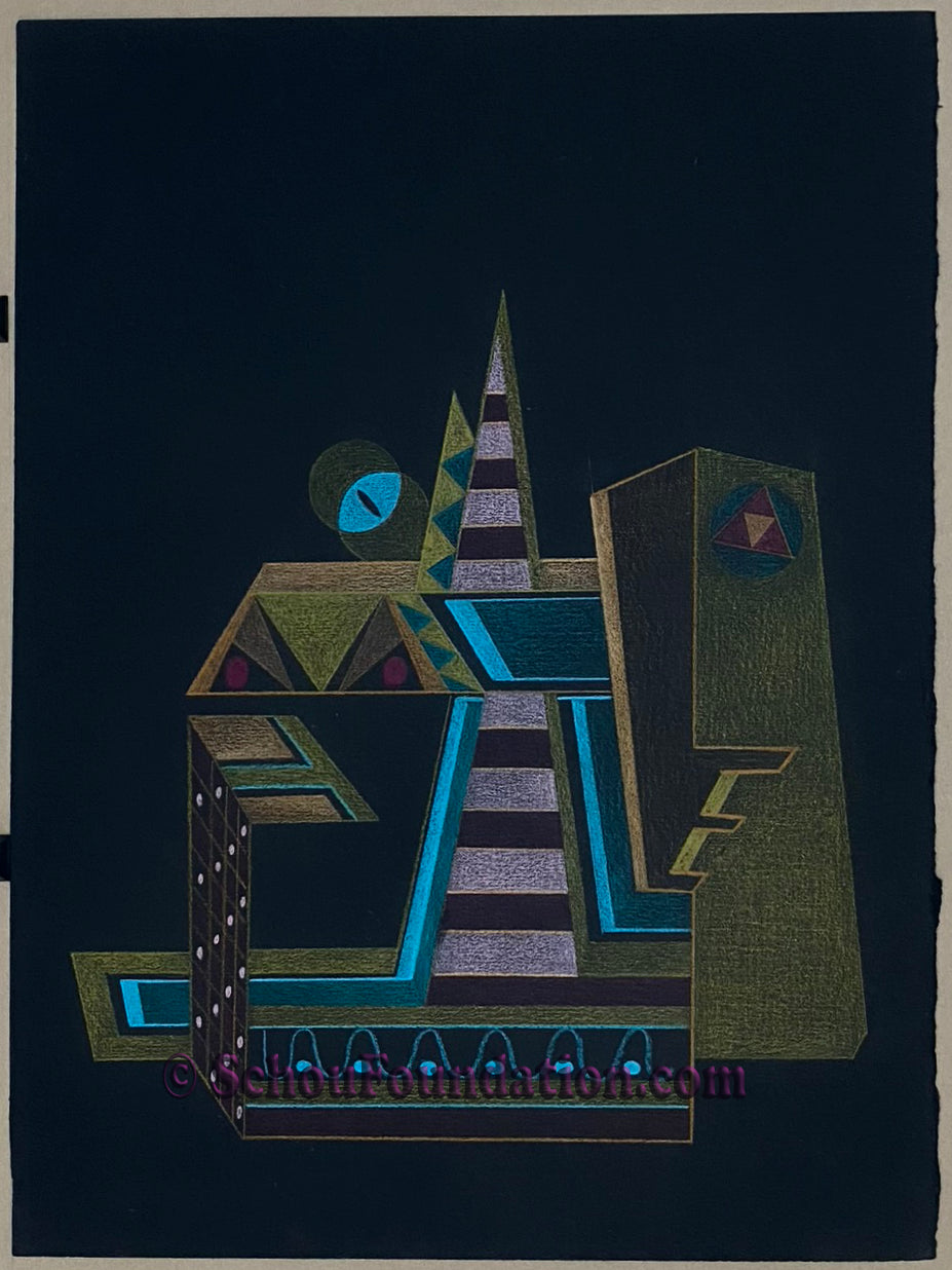 "Untitled", Original, Black Paper Series (unsigned)