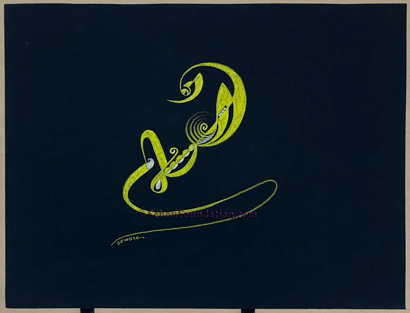 "Untitled", Original, Black Paper Series