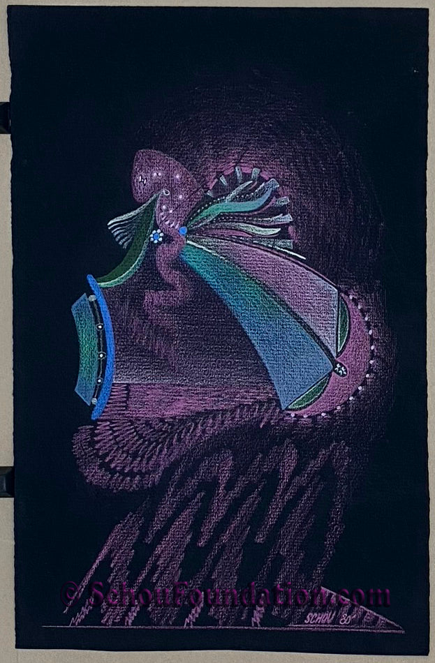 "Untitled", Original, Black Paper Series