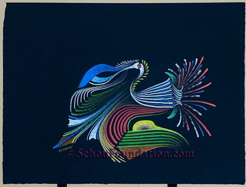 "Untitled", Original, Black Paper Series