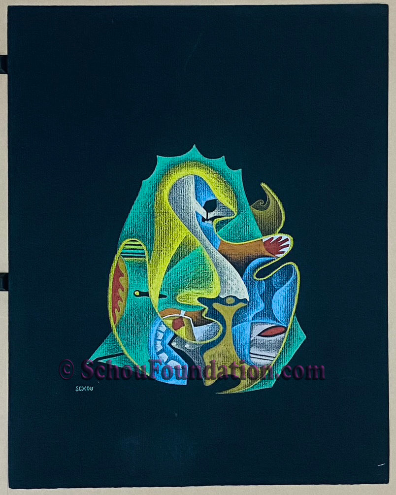 "Untitled", Original, Black Paper Series