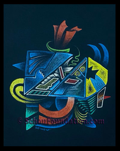 "Untitled", Original, Black Paper Series