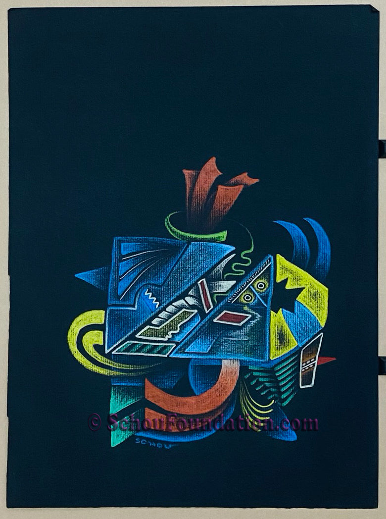 "Untitled", Original, Black Paper Series