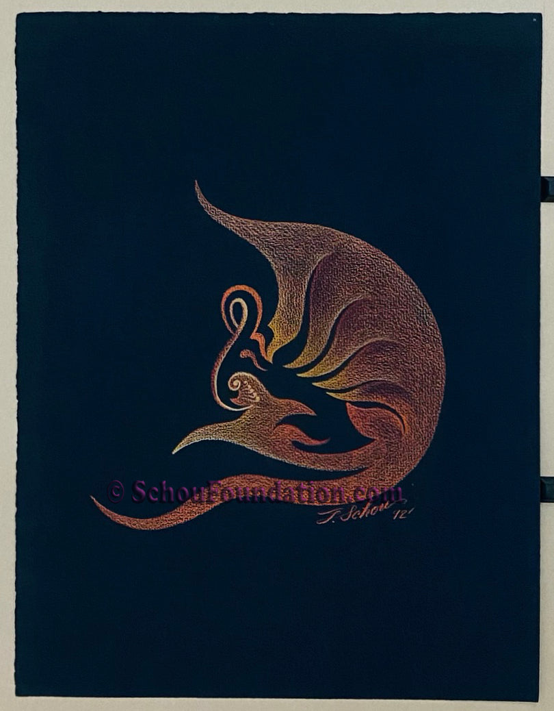 "Untitled", Original, Black Paper Series