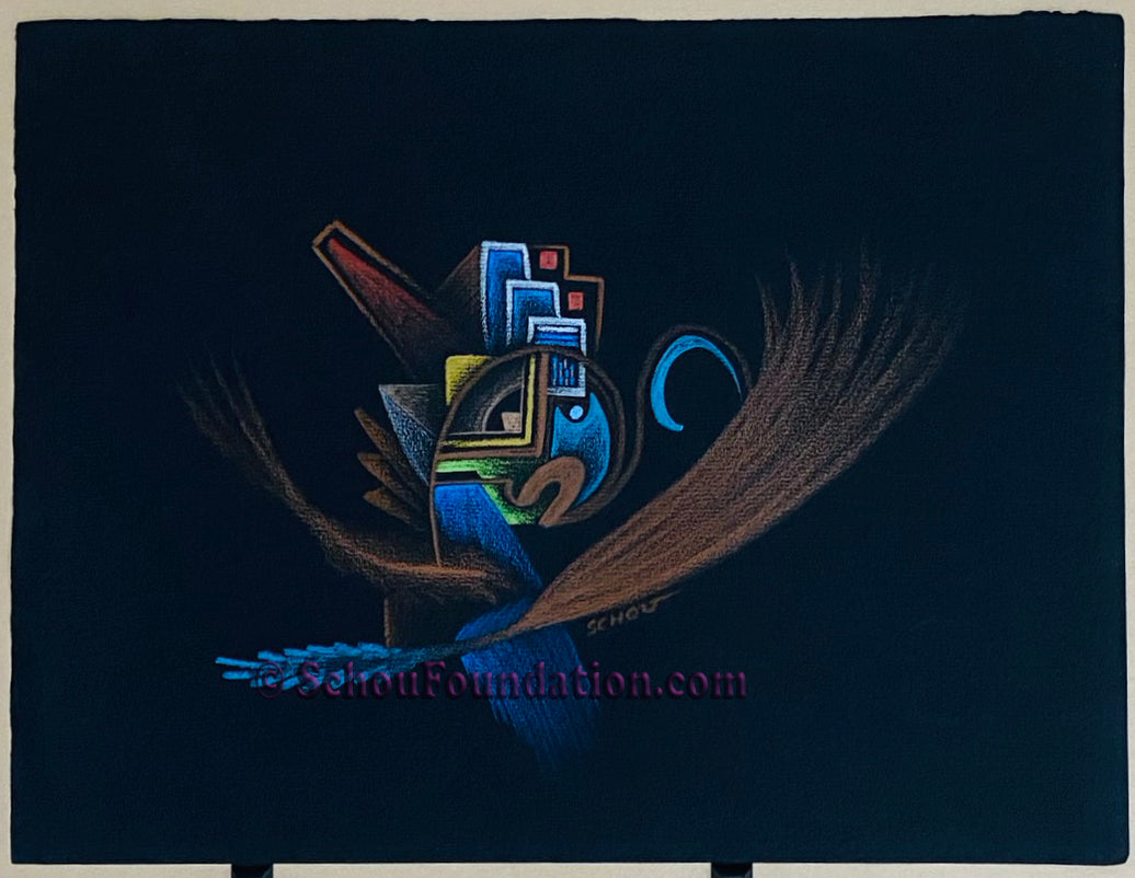 "Untitled", Original, Black Paper Series