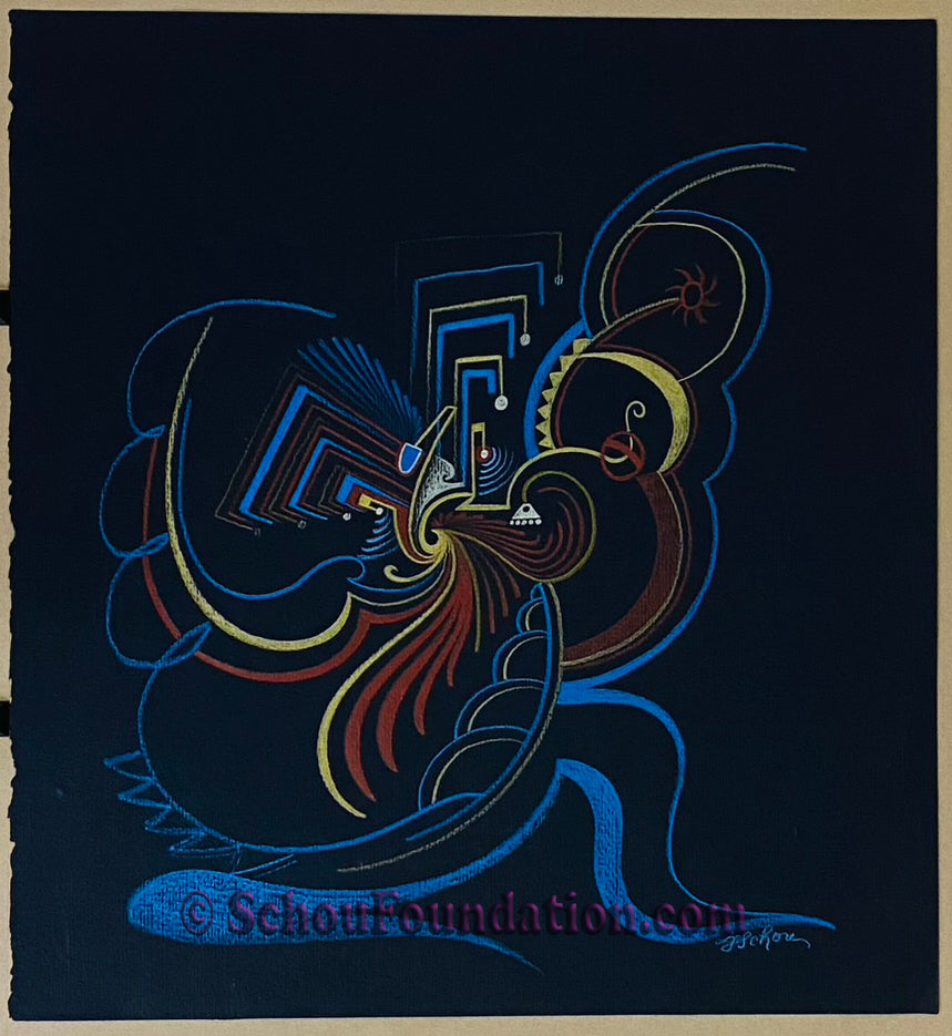 "Untitled", Original, Black Paper Series