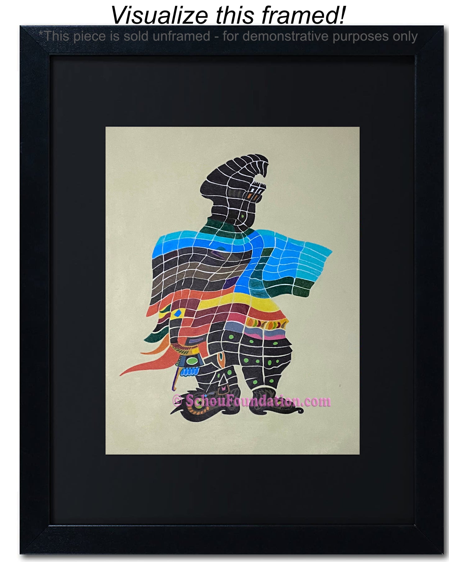 "Technicolor Man", Original, White Paper Series