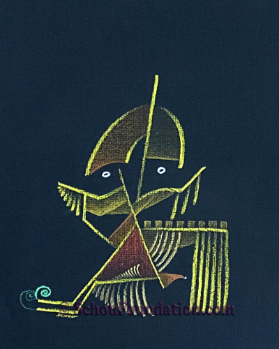 "Untitled", Original, Black Paper Series