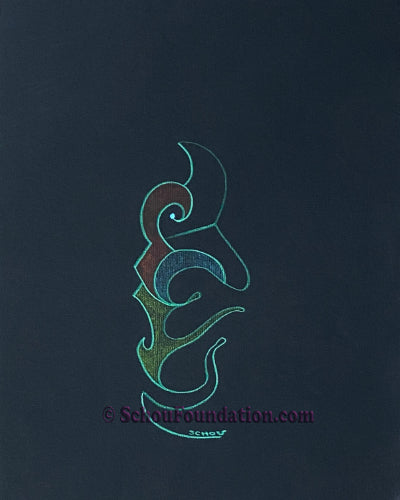 "Untitled", Original, Black Paper Series