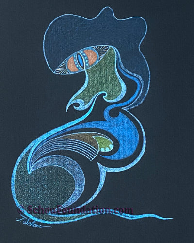 "Untitled", Original, Black Paper Series