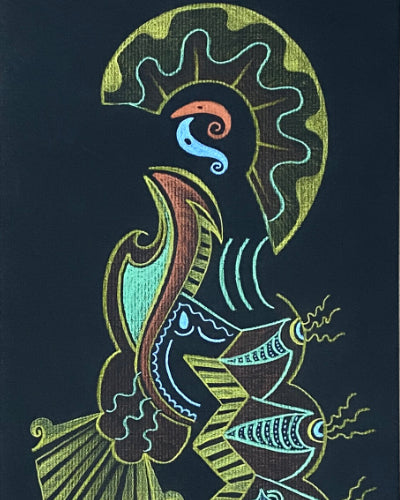 "Untitled", Original, Black Paper Series