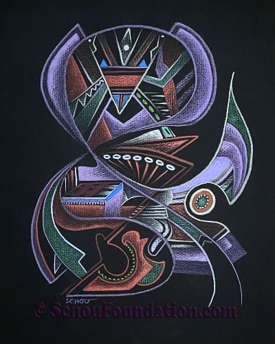 "Pinball", Original, Black Paper Series