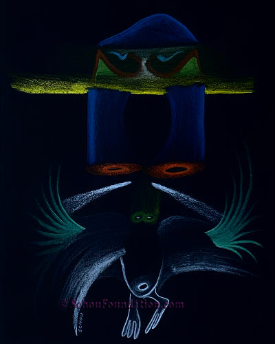 "Untitled", Original, Black Paper Series