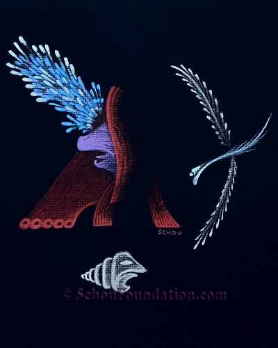 "Land, Sea & Air", Original, Black Paper Series