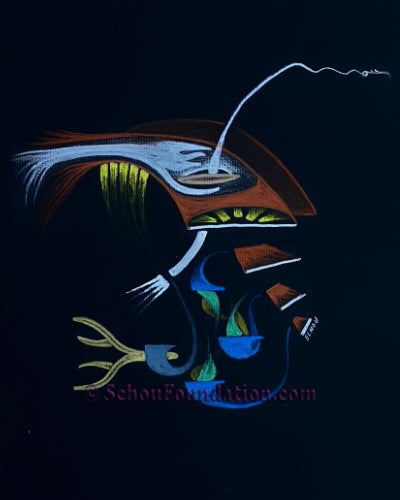 "Untitled", Original, Black Paper Series